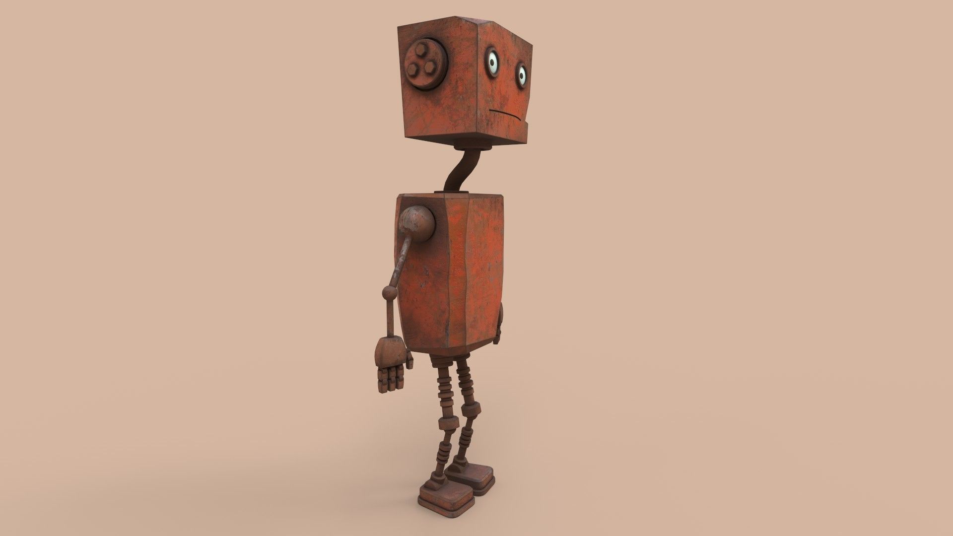 Rustcrawler Robot Low-poly 3D model_15