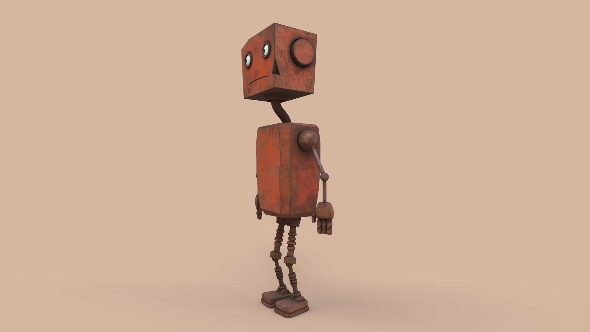 Rustcrawler Robot Low-poly 3D model_19