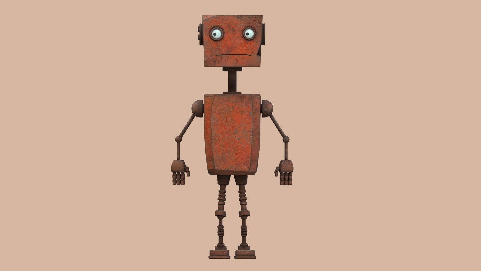 Rustcrawler Robot Low-poly 3D model_5