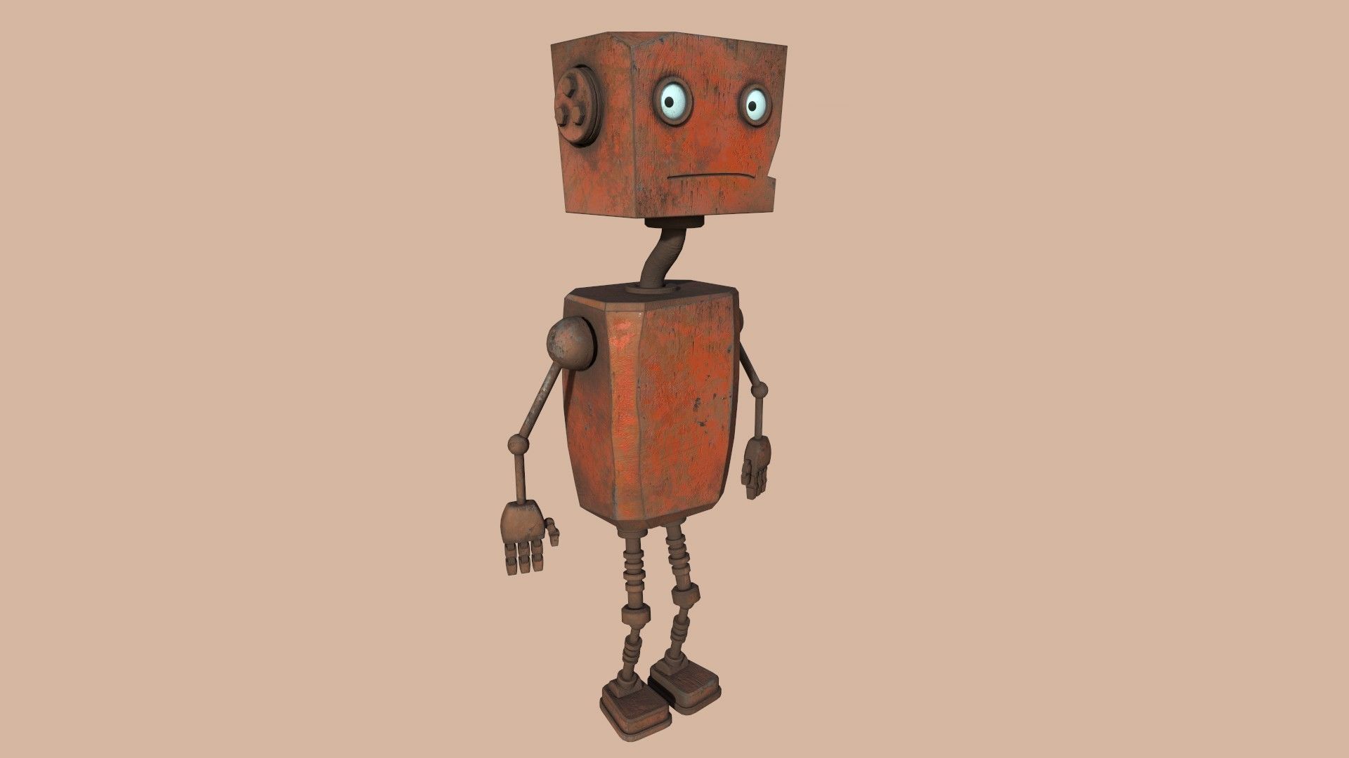 Rustcrawler Robot Low-poly 3D model_10