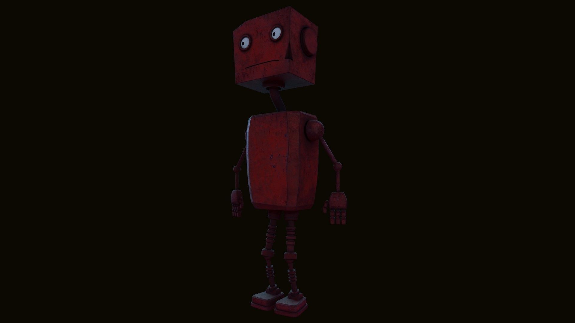 Rustcrawler Robot Low-poly 3D model_13