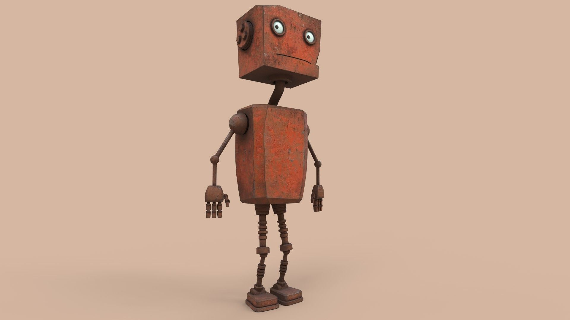 Rustcrawler Robot Low-poly 3D model_14