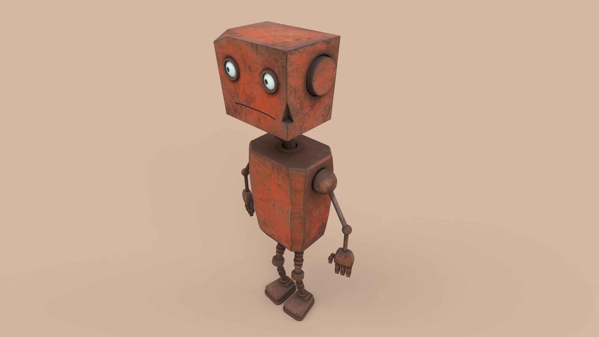 Rustcrawler Robot Low-poly 3D model_20