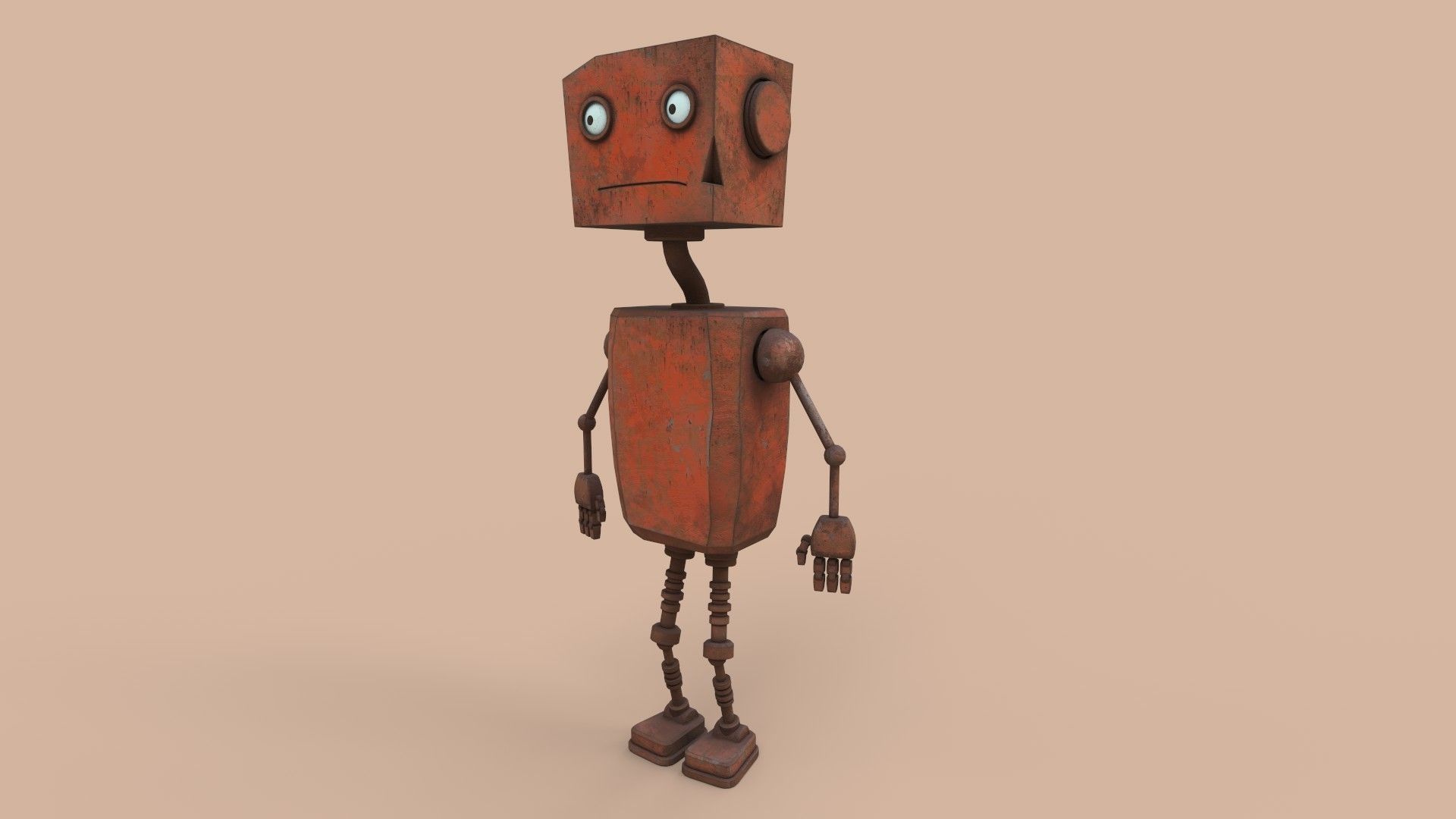 Rustcrawler Robot Low-poly 3D model_12