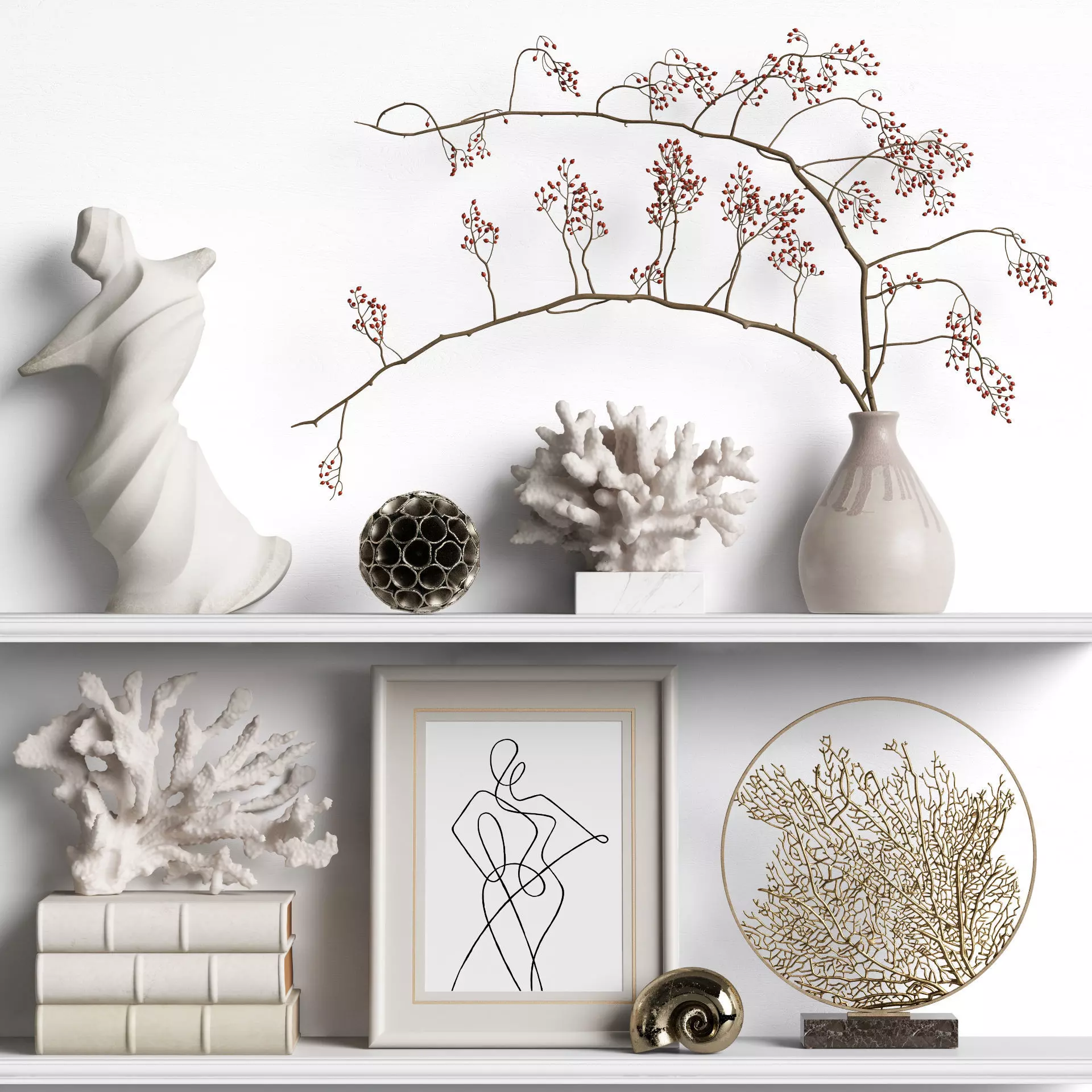 Decor Set 230 3D model_0