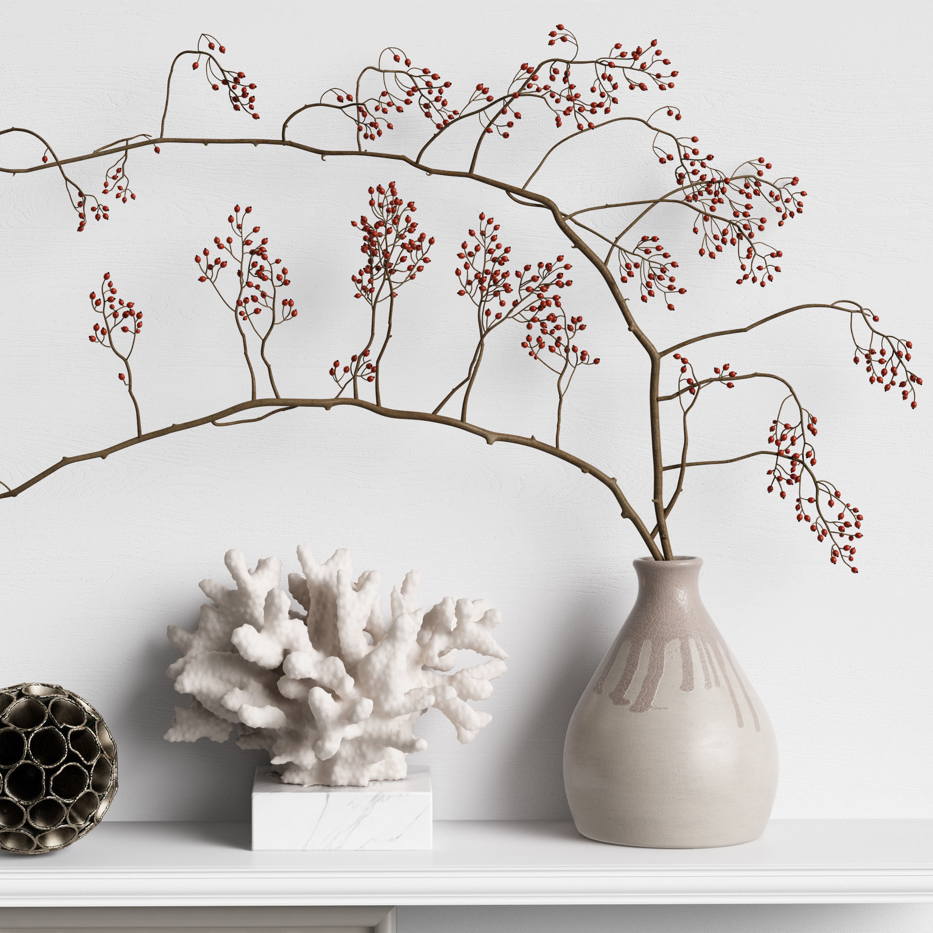 Decor Set 230 3D model_2