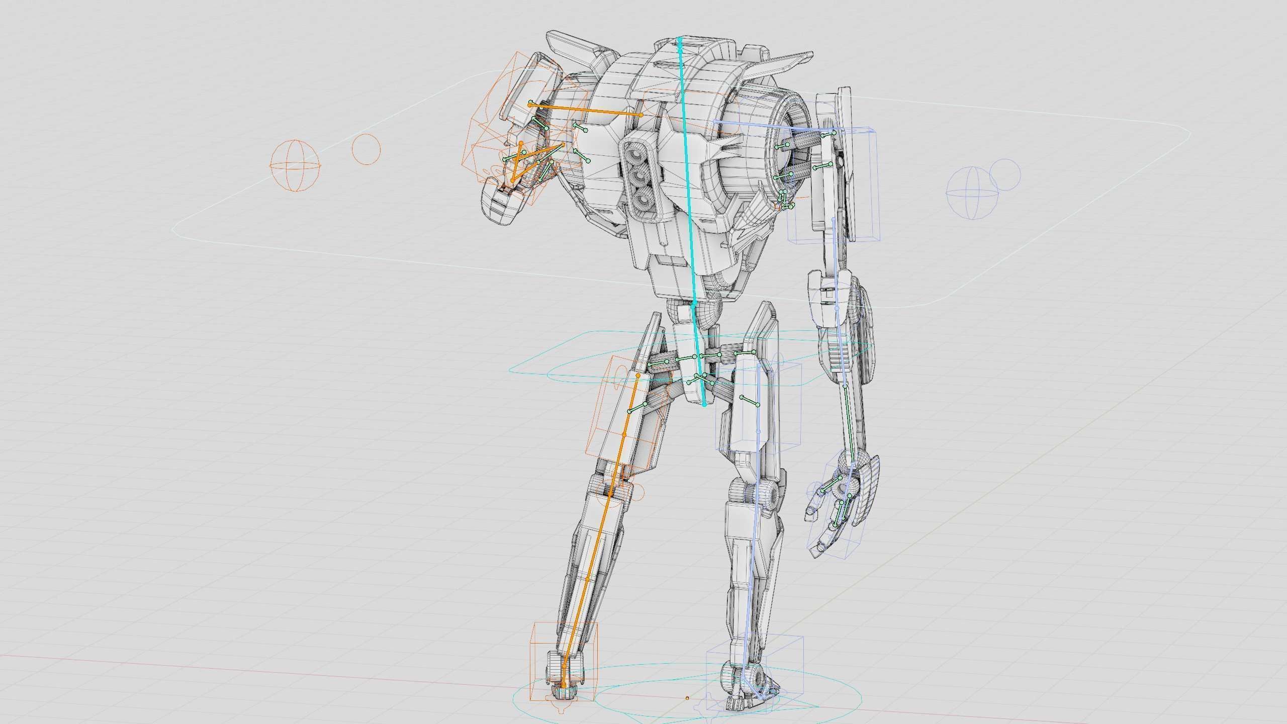 COMBAT DROID K-24 Rigged for Unreal Engine - Unity - MIXAMO 3D model_41