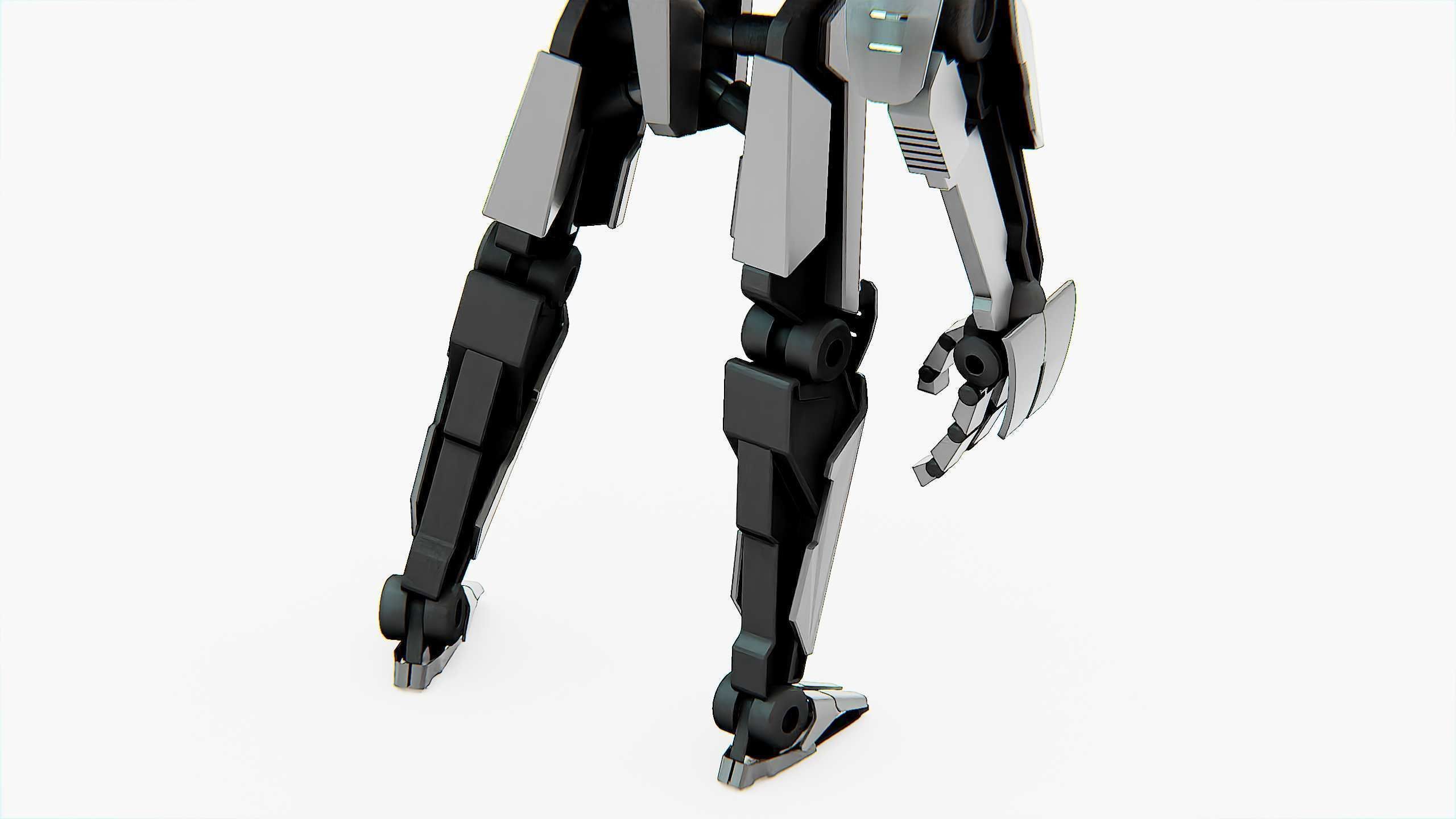 COMBAT DROID K-24 Rigged for Unreal Engine - Unity - MIXAMO 3D model_29