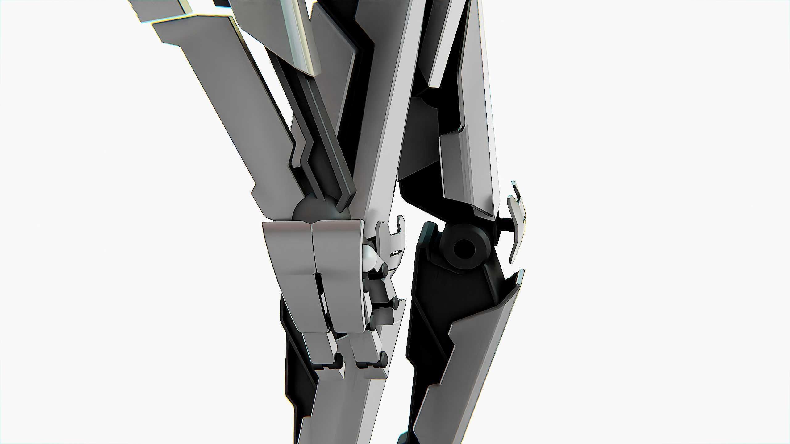 COMBAT DROID K-24 Rigged for Unreal Engine - Unity - MIXAMO 3D model_27