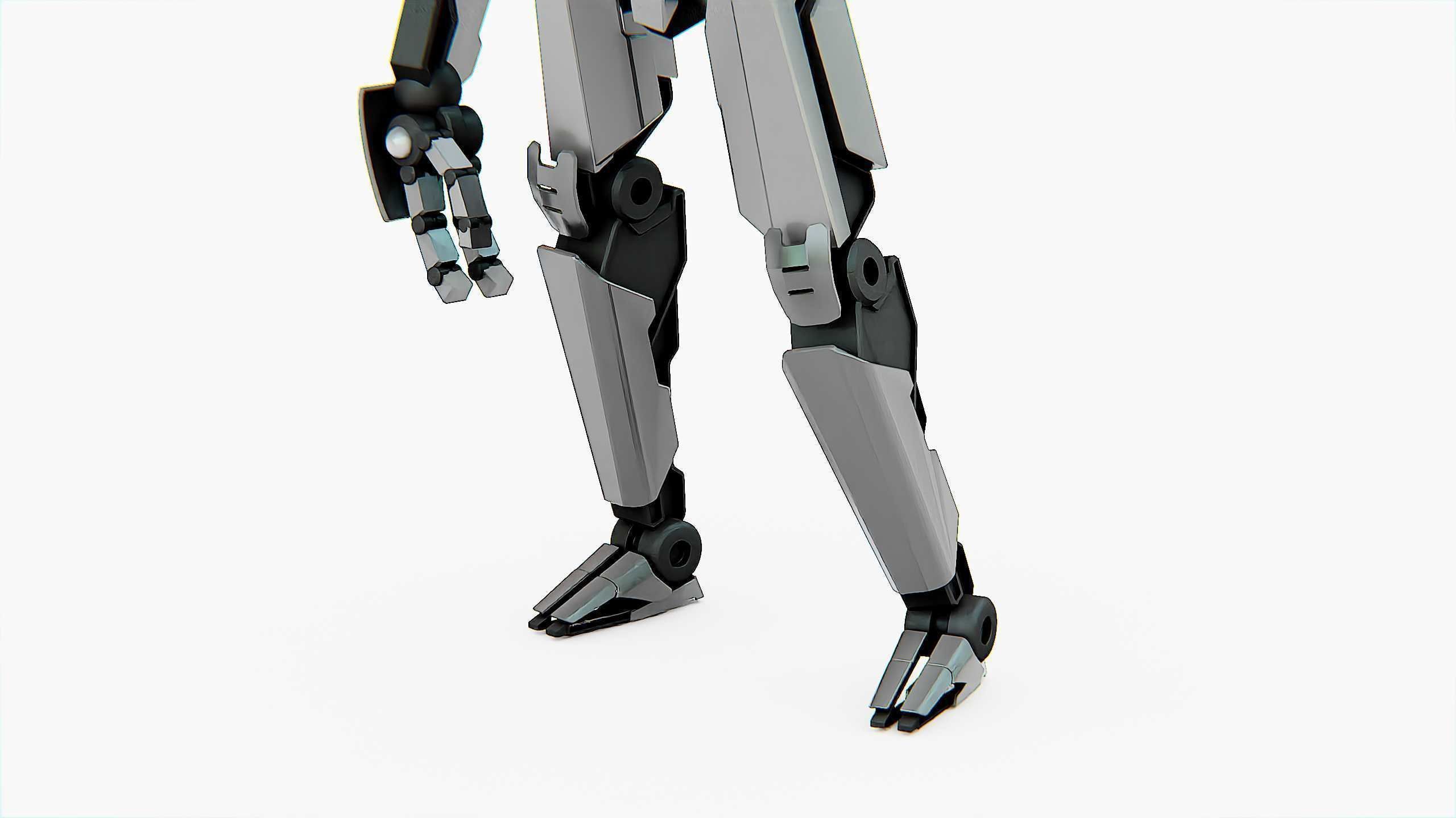 COMBAT DROID K-24 Rigged for Unreal Engine - Unity - MIXAMO 3D model_28