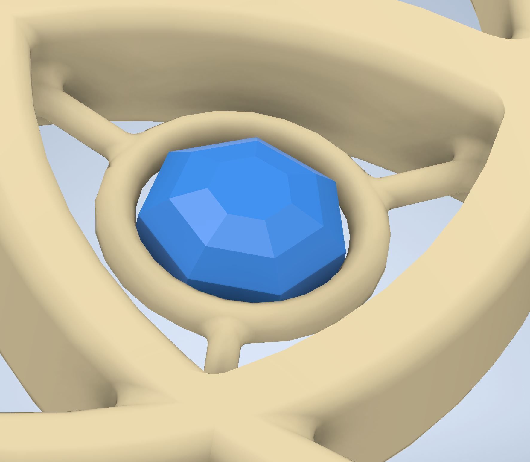 Triquetra Earrings 3D print model_2