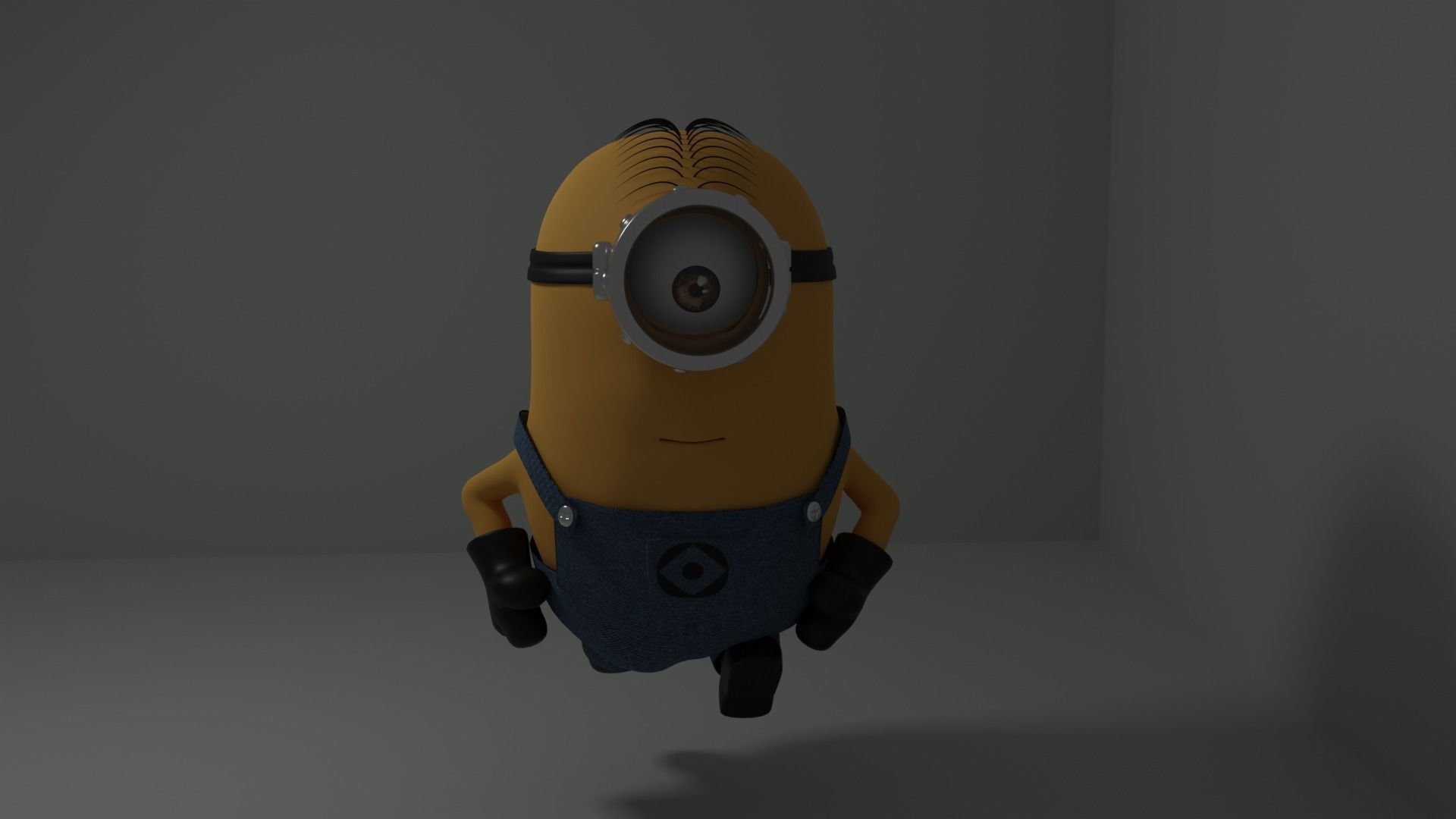 Minion Fully Rigged 3d Model 3D model_1