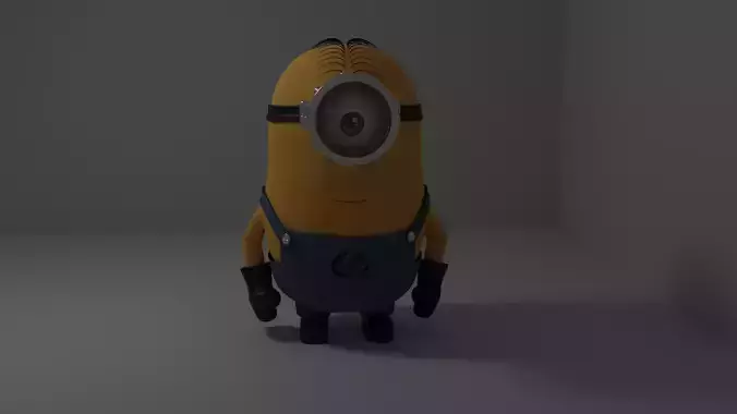 Minion Fully Rigged 3d Model