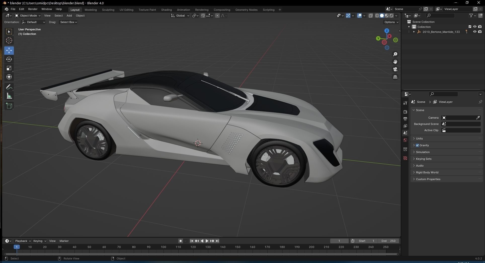 2010 Bertone Mantide 3D model_27