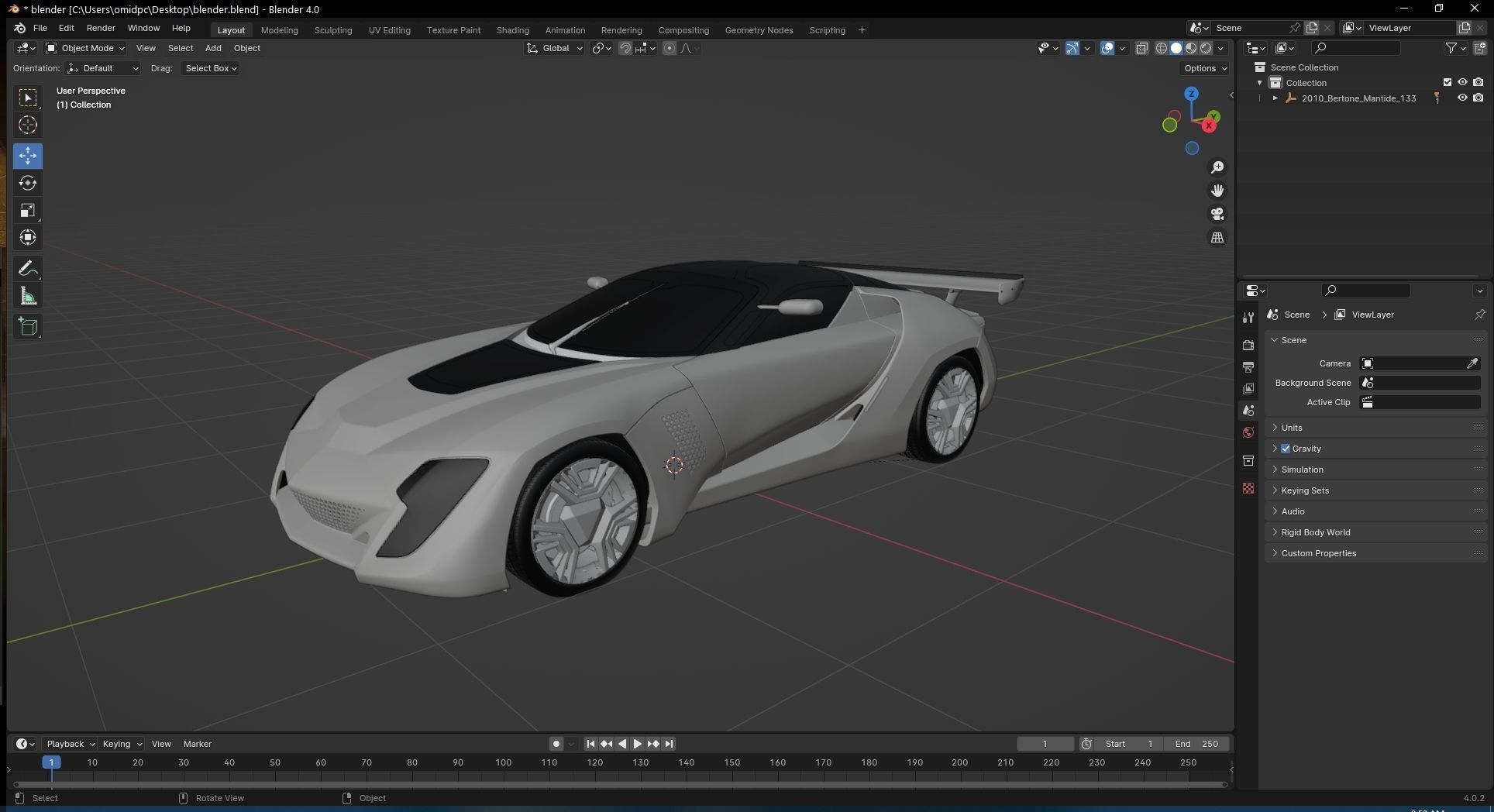 2010 Bertone Mantide 3D model_28
