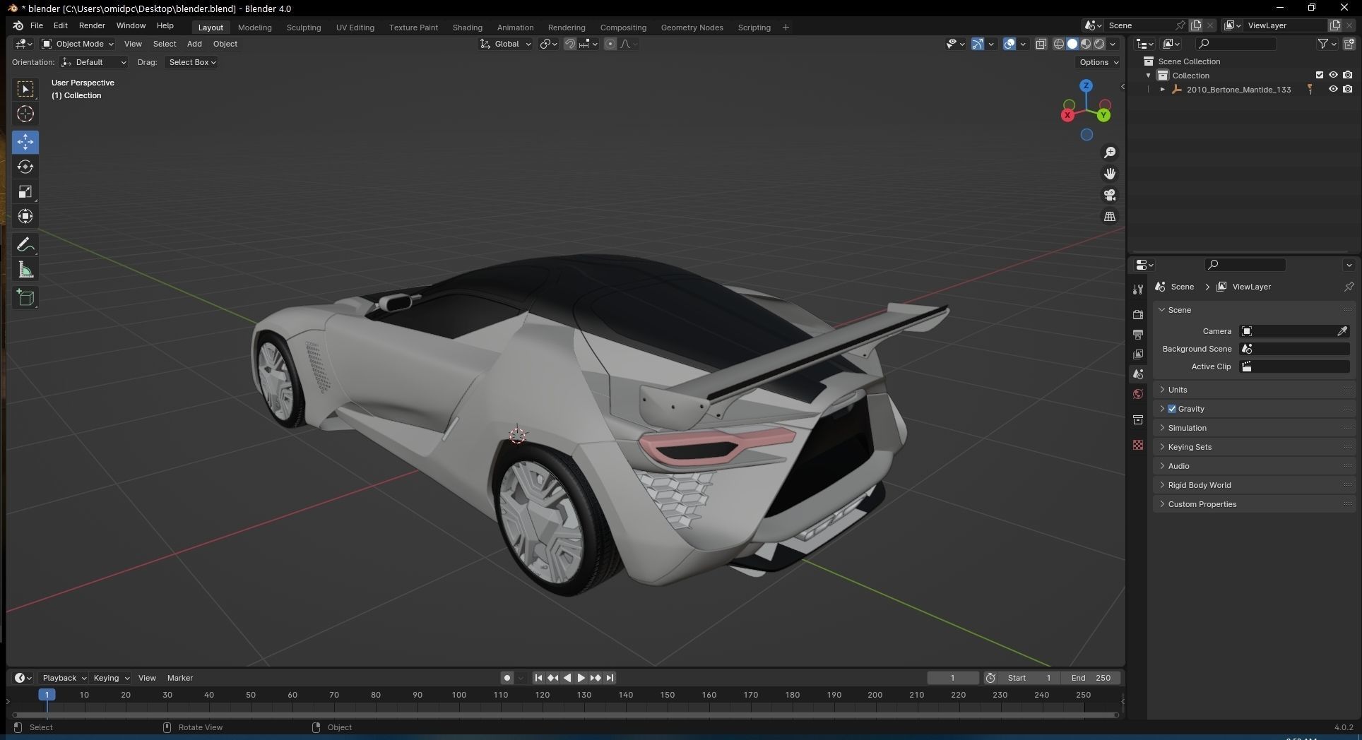 2010 Bertone Mantide 3D model_26