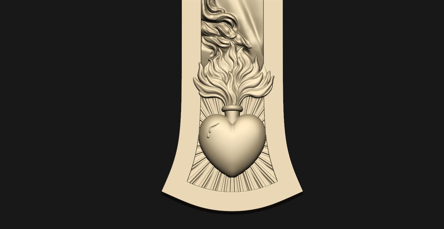 Jesus cross 3D print model_6