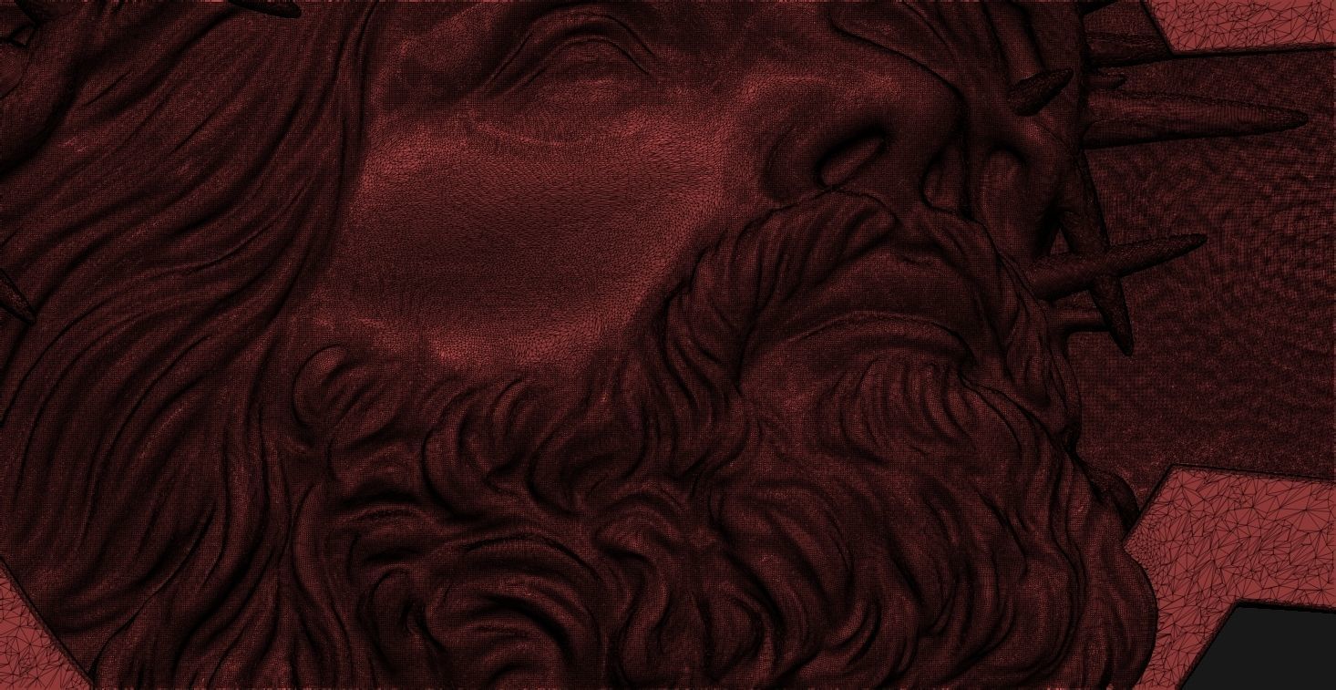 Jesus cross 3D print model_22