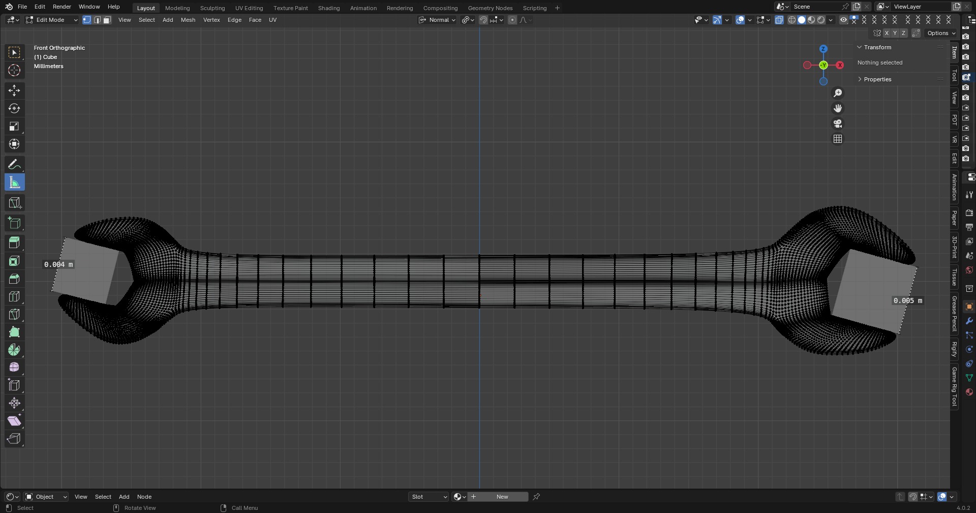 Wrench 3D print model_1