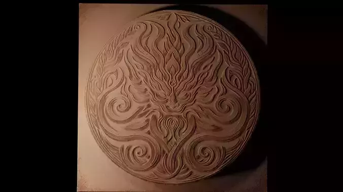 Ifrit CNC 3d Print High Relief Sand Casting