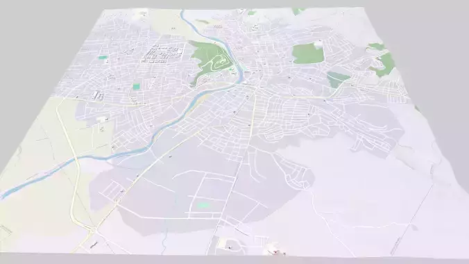 Cityscape Kadirli Turkye 3D model