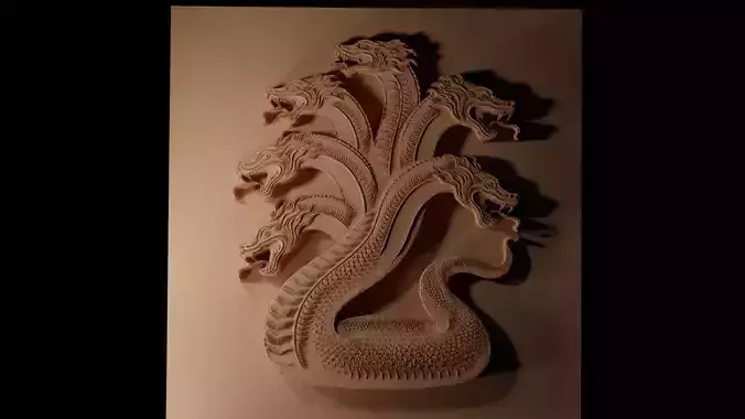 Hydra CNC 3d Print High Relief Sand Casting