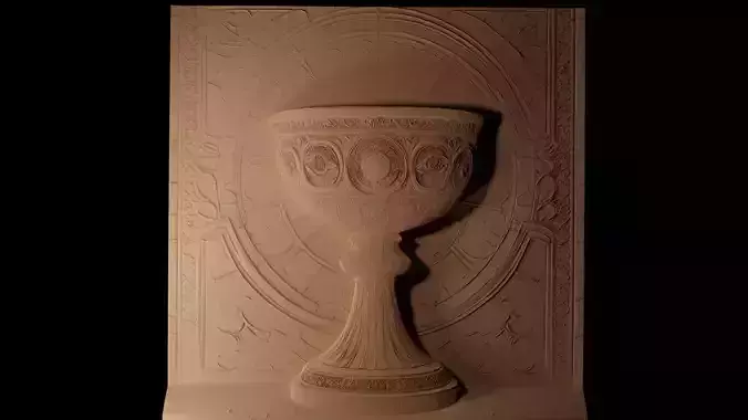 Holy Grail CNC 3d Print High Relief Sand Casting