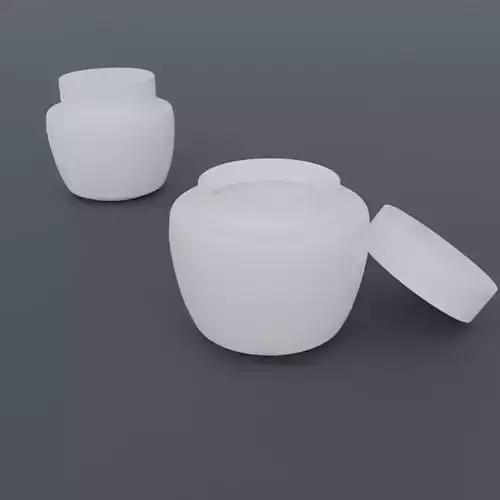 Cream Jar 01