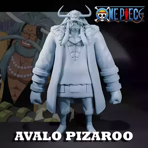 AVALO PIZARRO - BLACKBEARD PIRATES - ONE PIECE 3D print model
