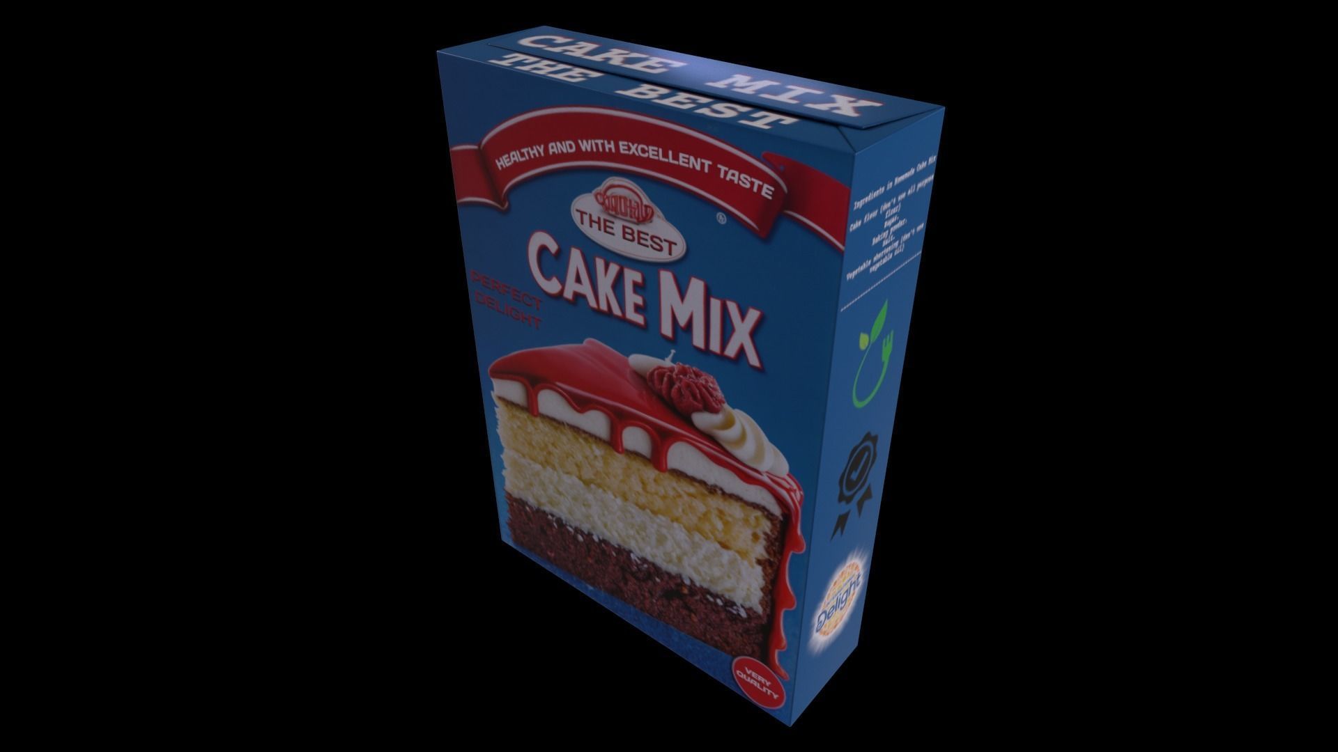 Baking decorations-Cake Mix-GAME READY PBR Low-poly 3D model_3