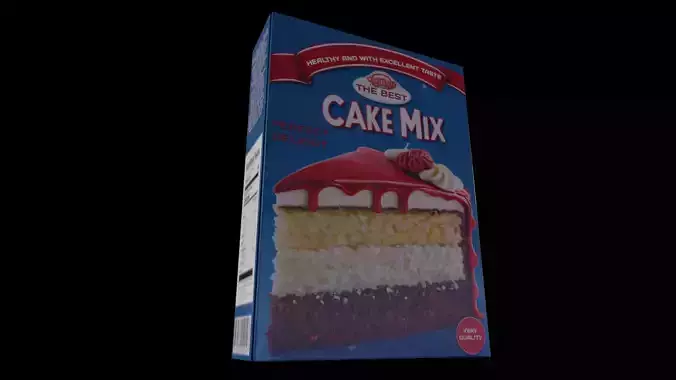 Baking decorations-Cake Mix-GAME READY PBR