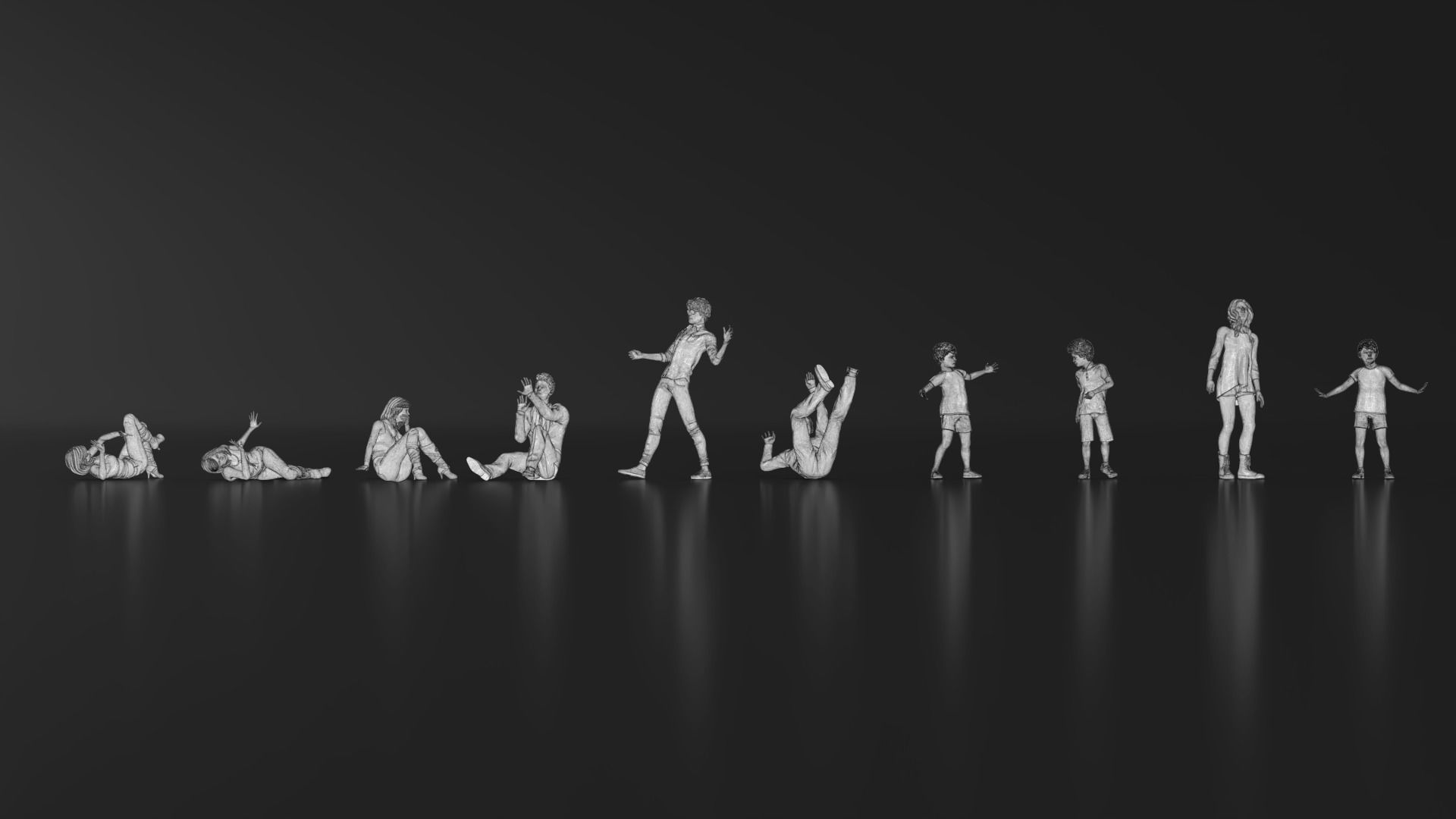 HD People 21 Scared Shocked 3D print model_17