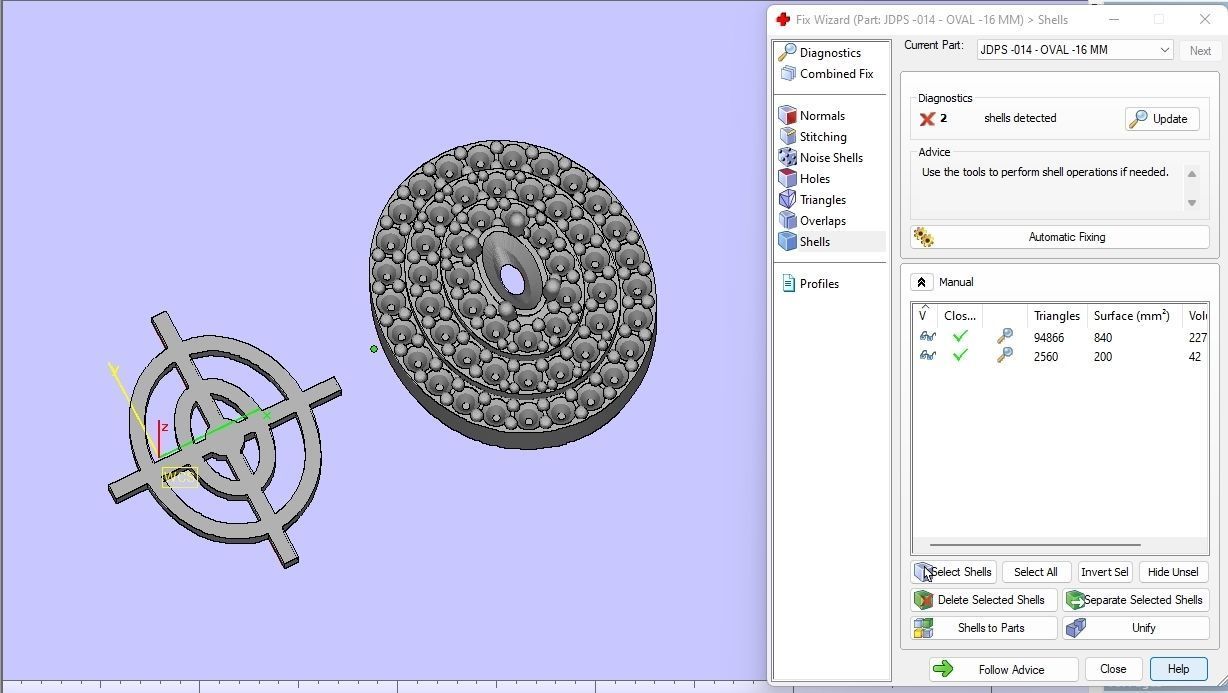 Custom Oval Shape Stepping Diamond Studs - Earrings 16mm  3D print model_17