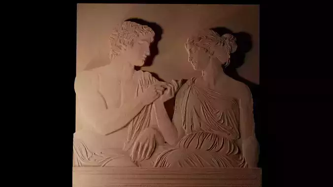 Greek Marble Statues CNC 3d Print High Relief Sand Casting