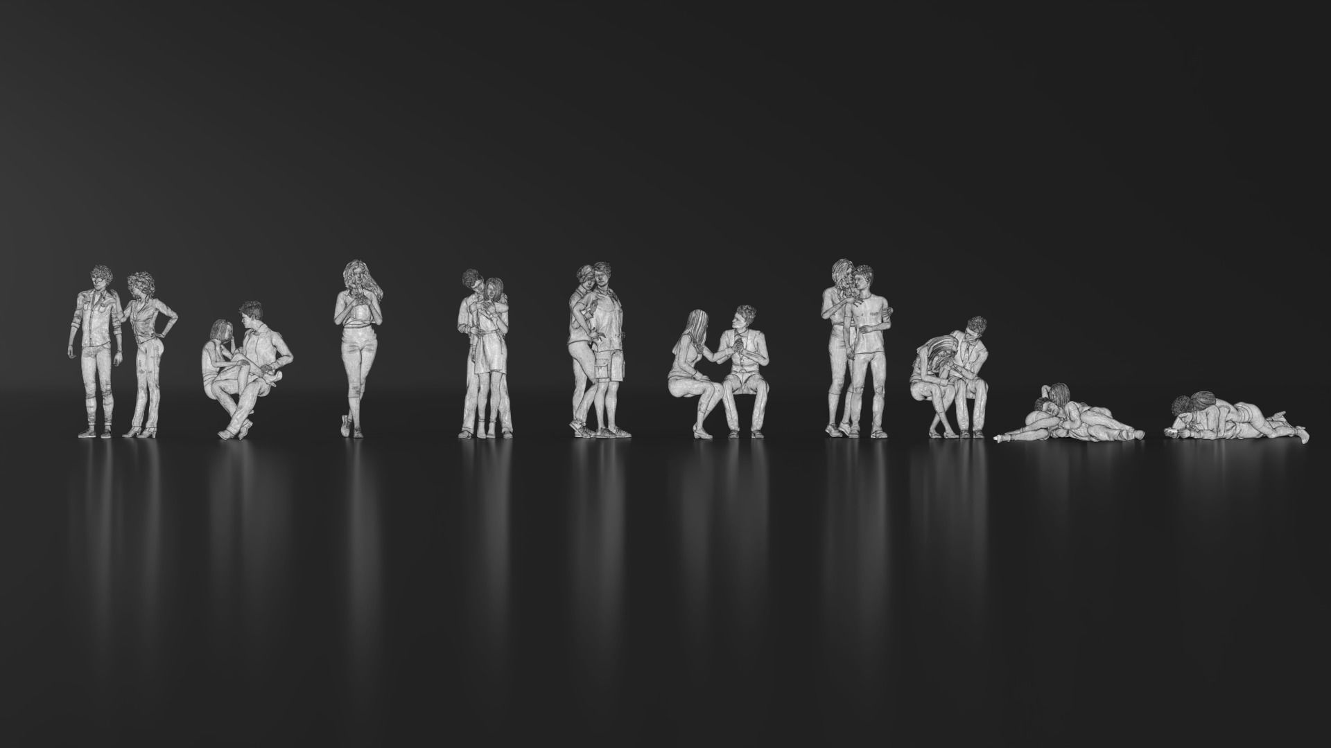 HD People 23 Romantic 3D print model_12