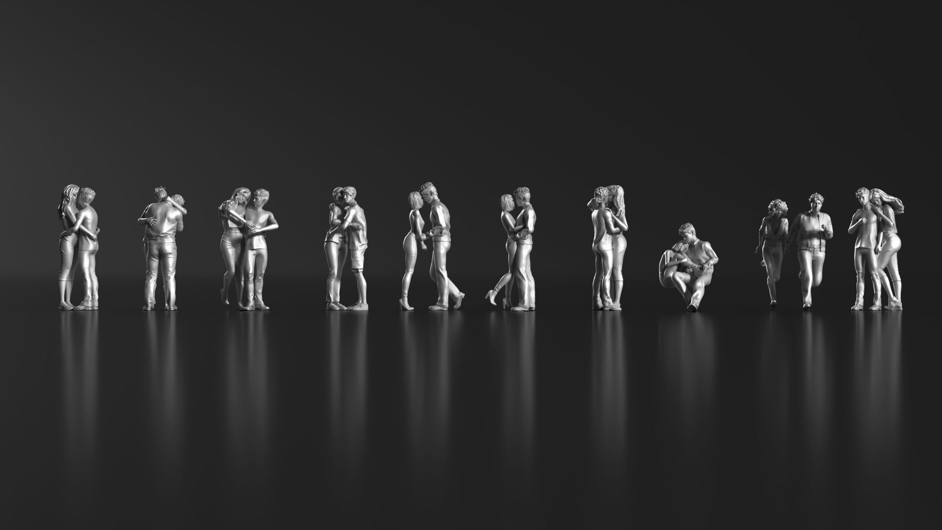 HD People 23 Romantic 3D print model_10