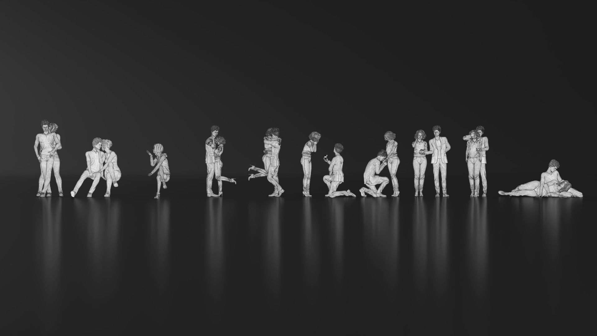 HD People 23 Romantic 3D print model_17