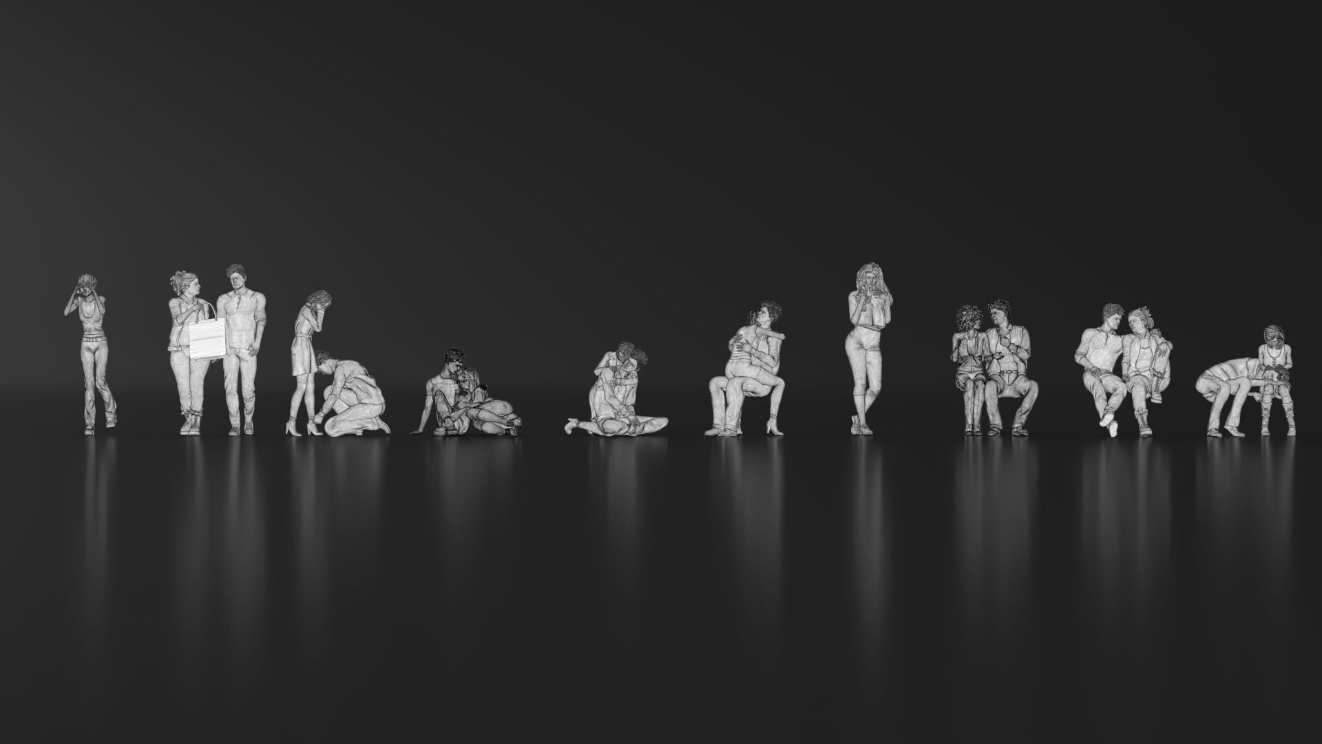 HD People 23 Romantic 3D print model_18