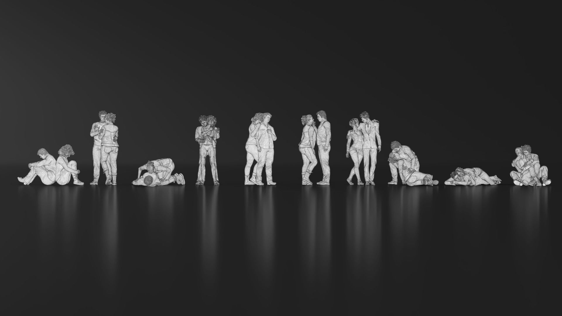 HD People 23 Romantic 3D print model_15