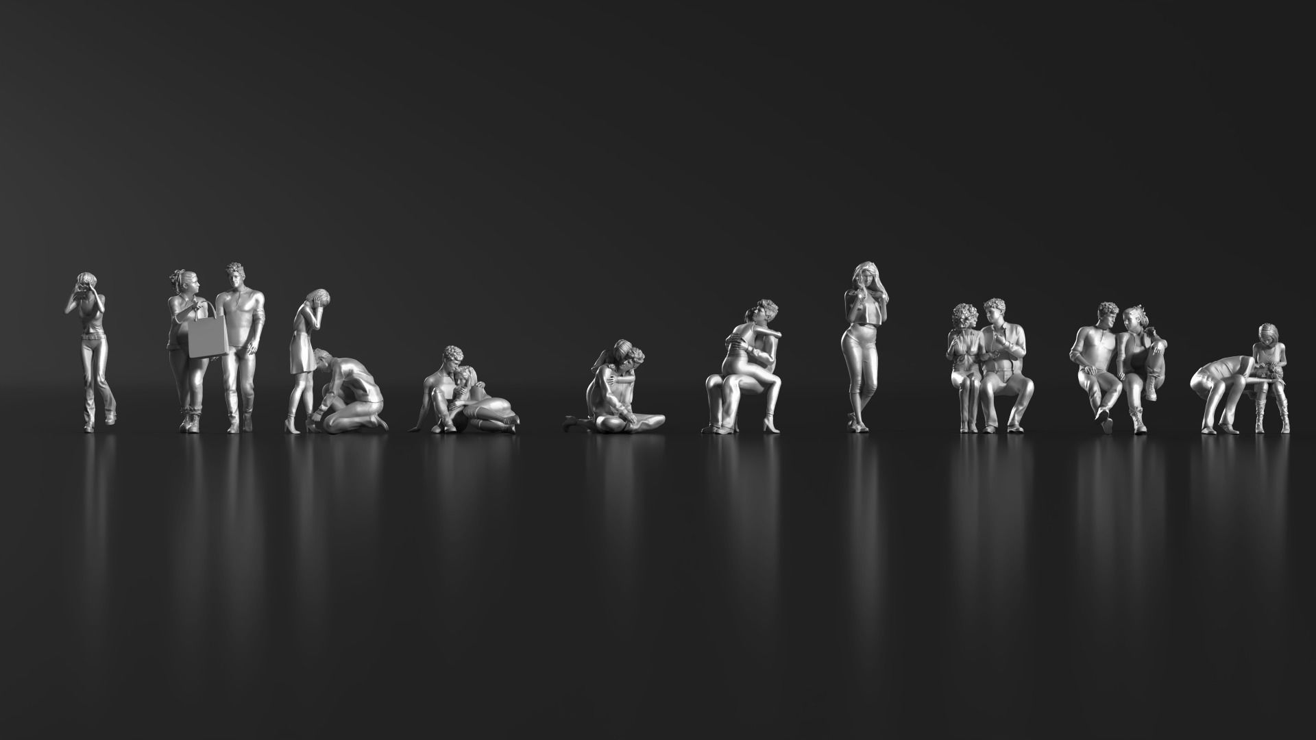 HD People 23 Romantic 3D print model_8