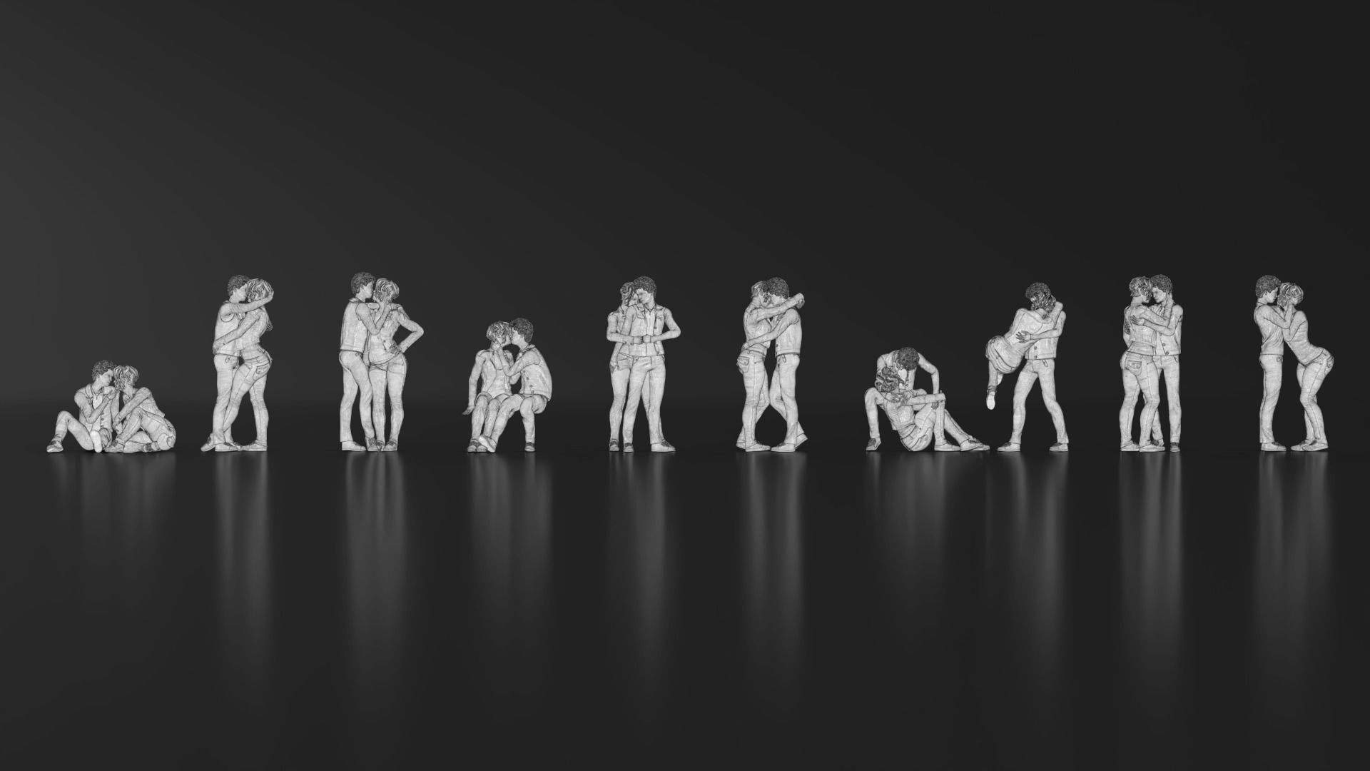 HD People 23 Romantic 3D print model_16