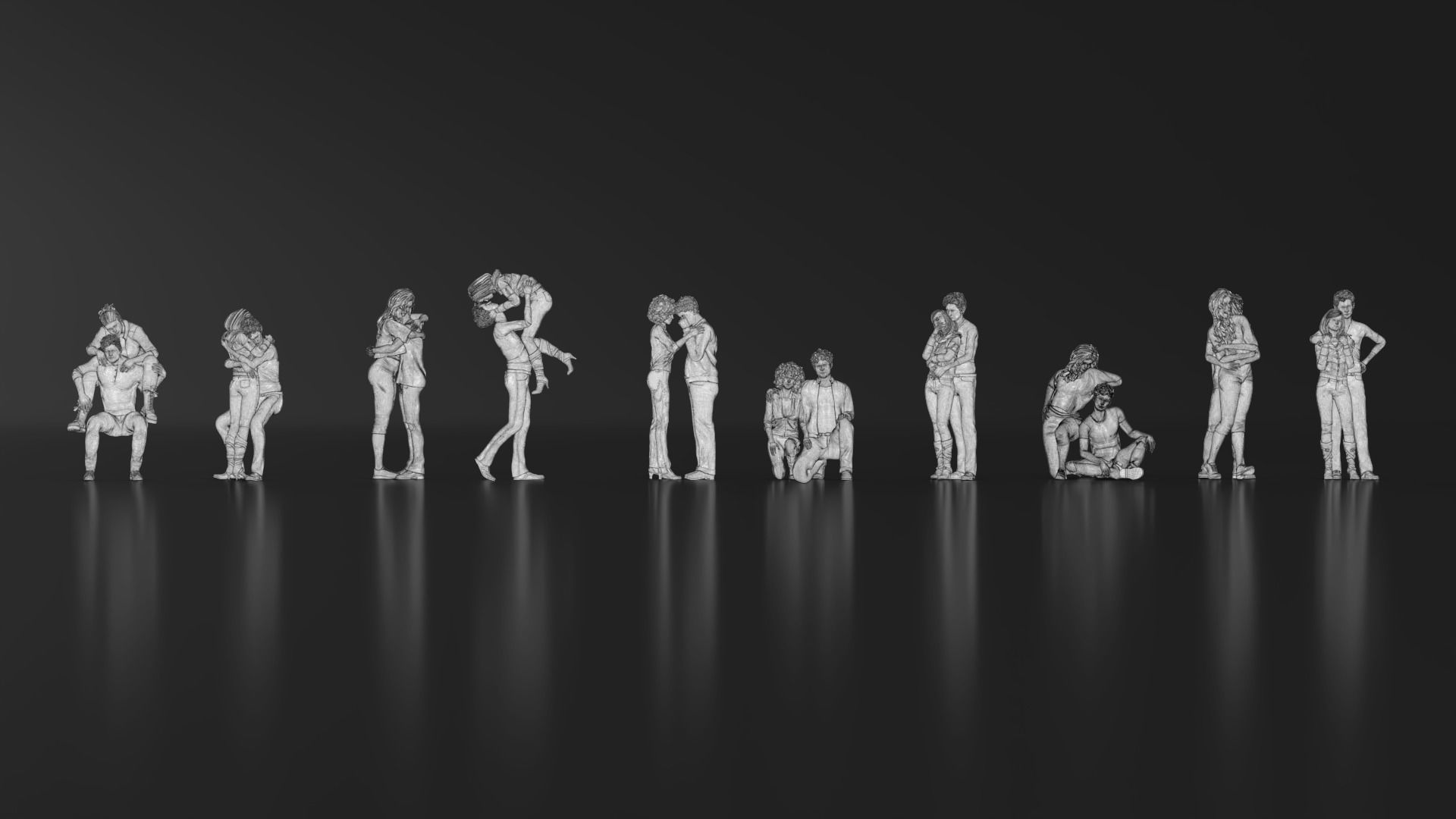 HD People 23 Romantic 3D print model_13