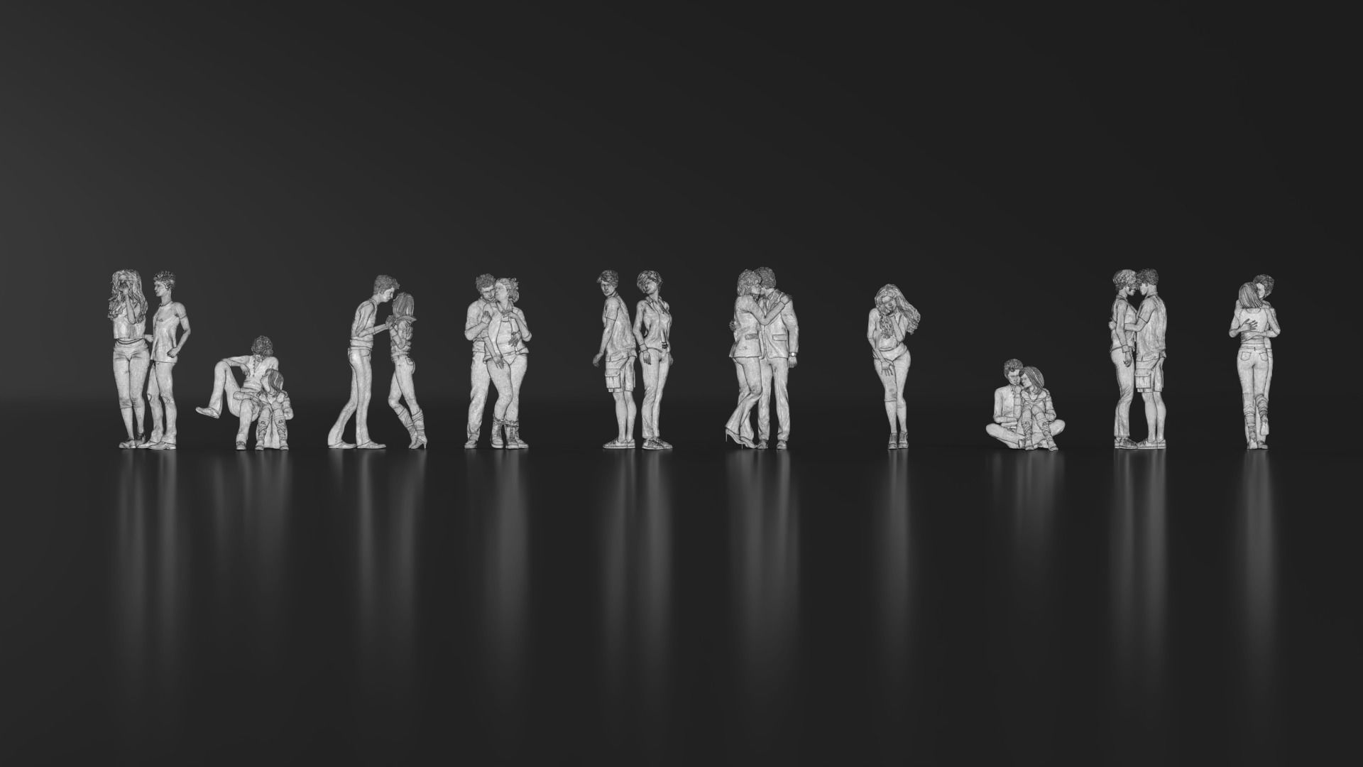 HD People 23 Romantic 3D print model_14