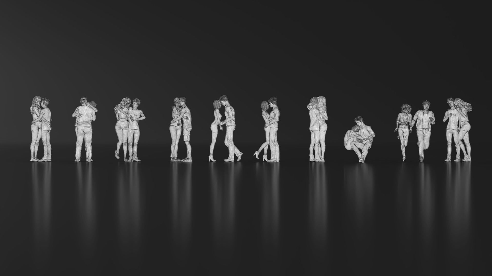 HD People 23 Romantic 3D print model_20