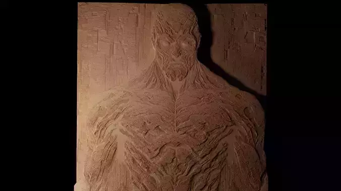 Golem CNC 3d Print High Relief Sand Casting