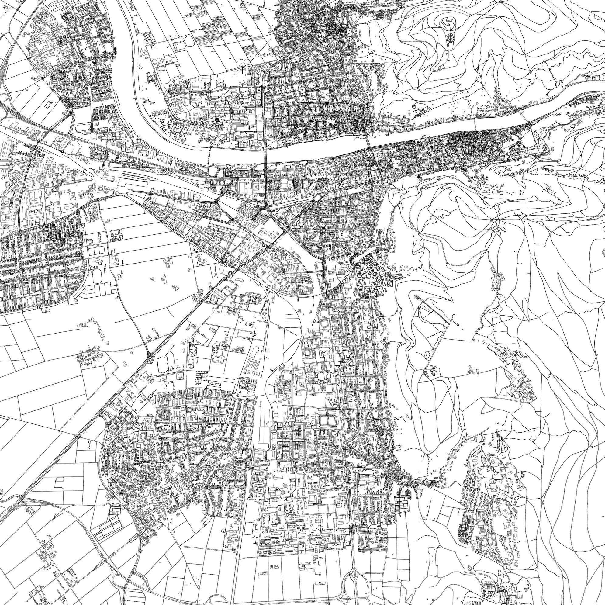 Heidelberg Germany - city and urban 3D model_7