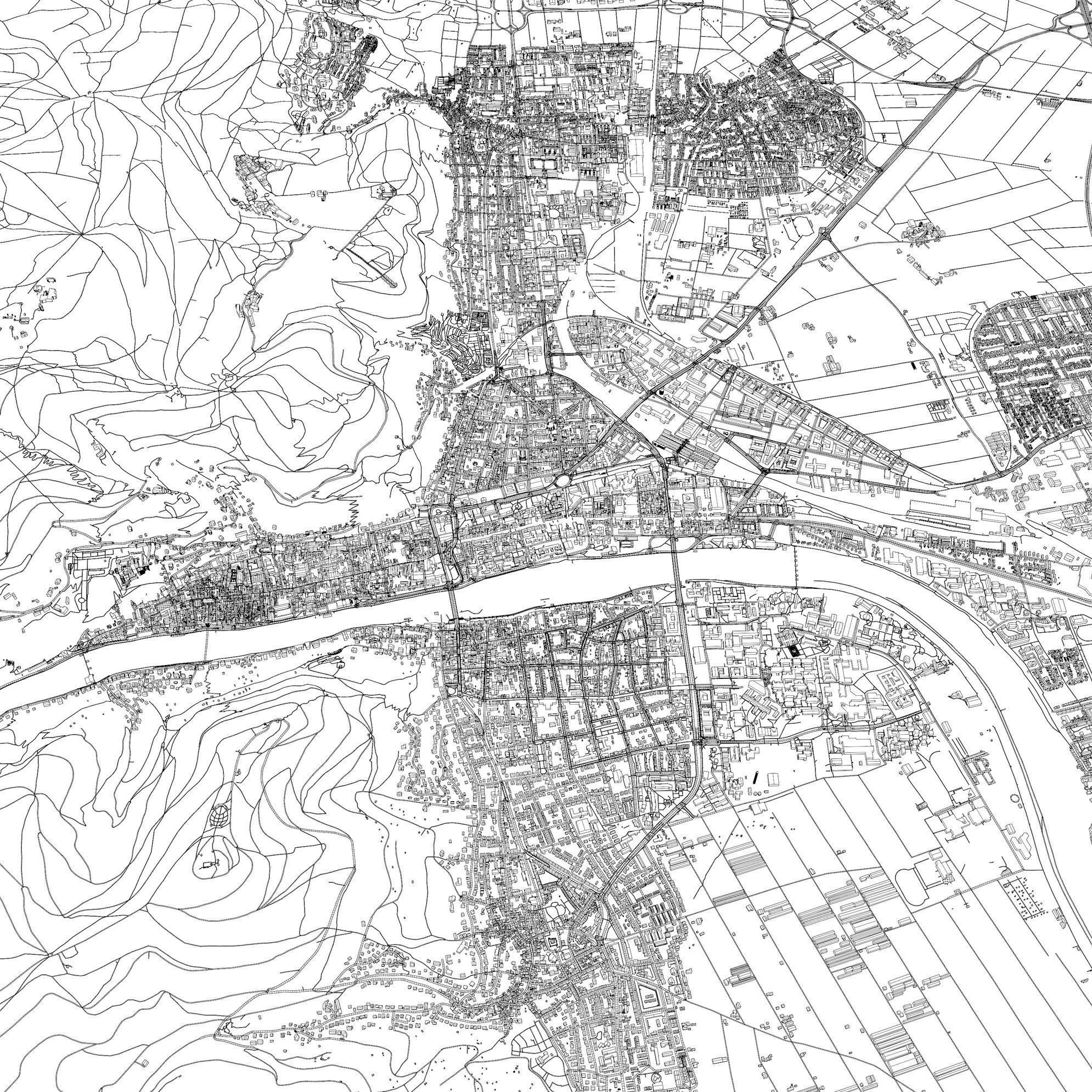 Heidelberg Germany - city and urban 3D model_9