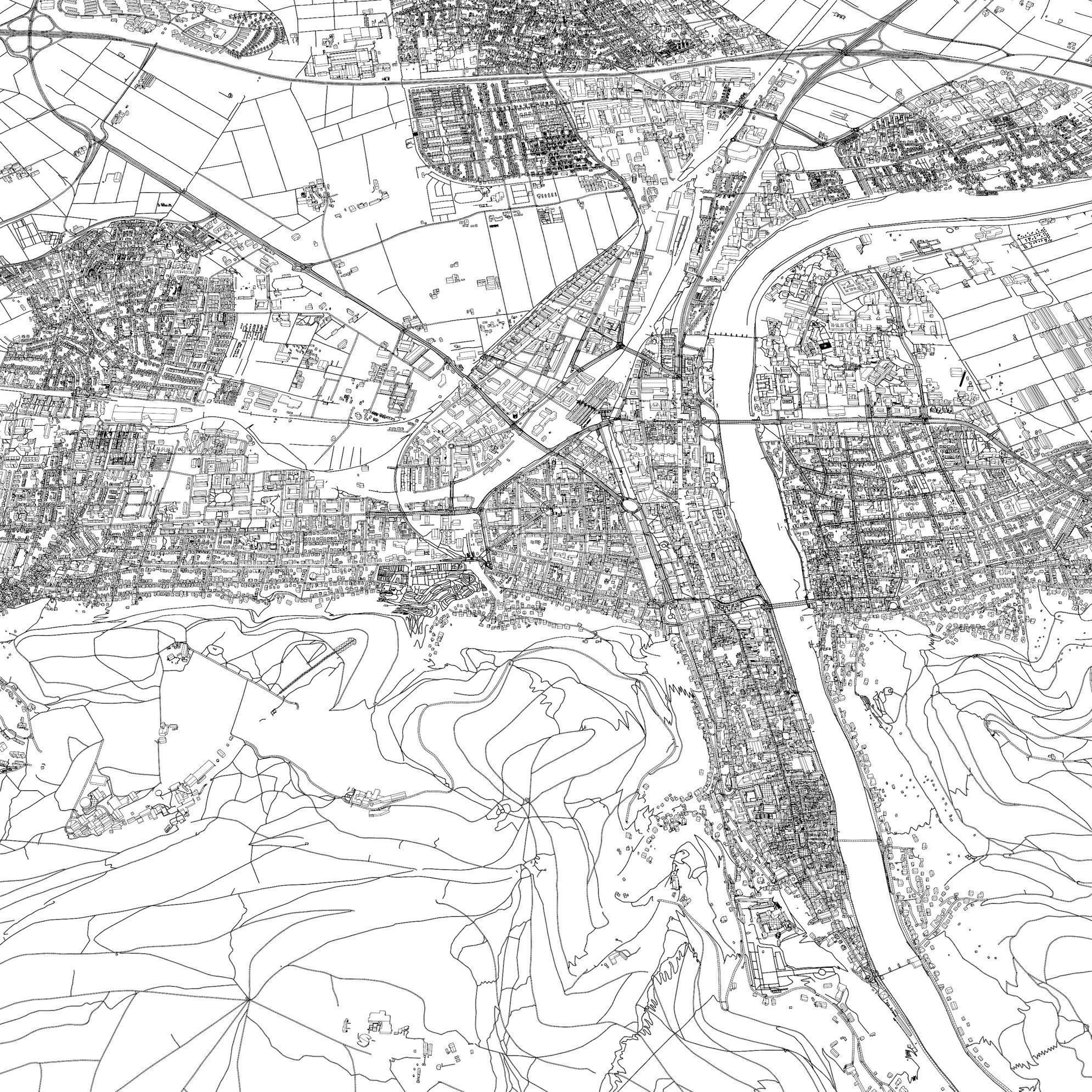 Heidelberg Germany - city and urban 3D model_8