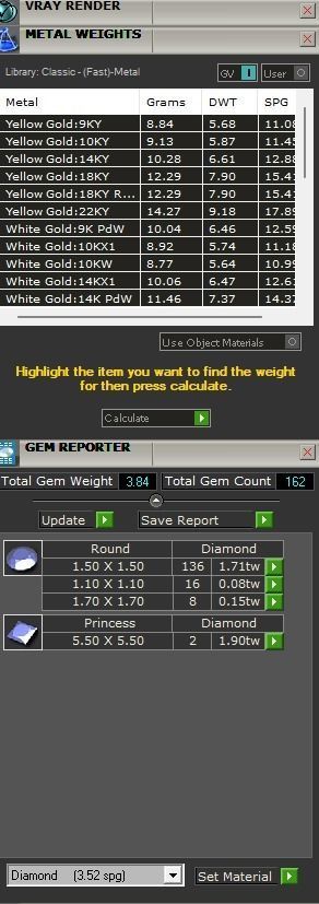 Custom Square Shape Stepping Diamond Studs - Earrings 16mm  3D print model_5