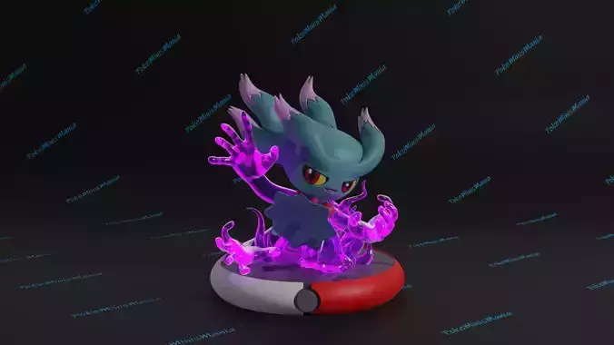 Misdreavus presupported 3D print model